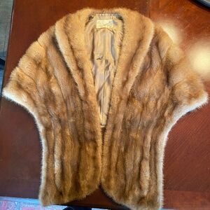 Vintage Real Mink Stole/Wrap